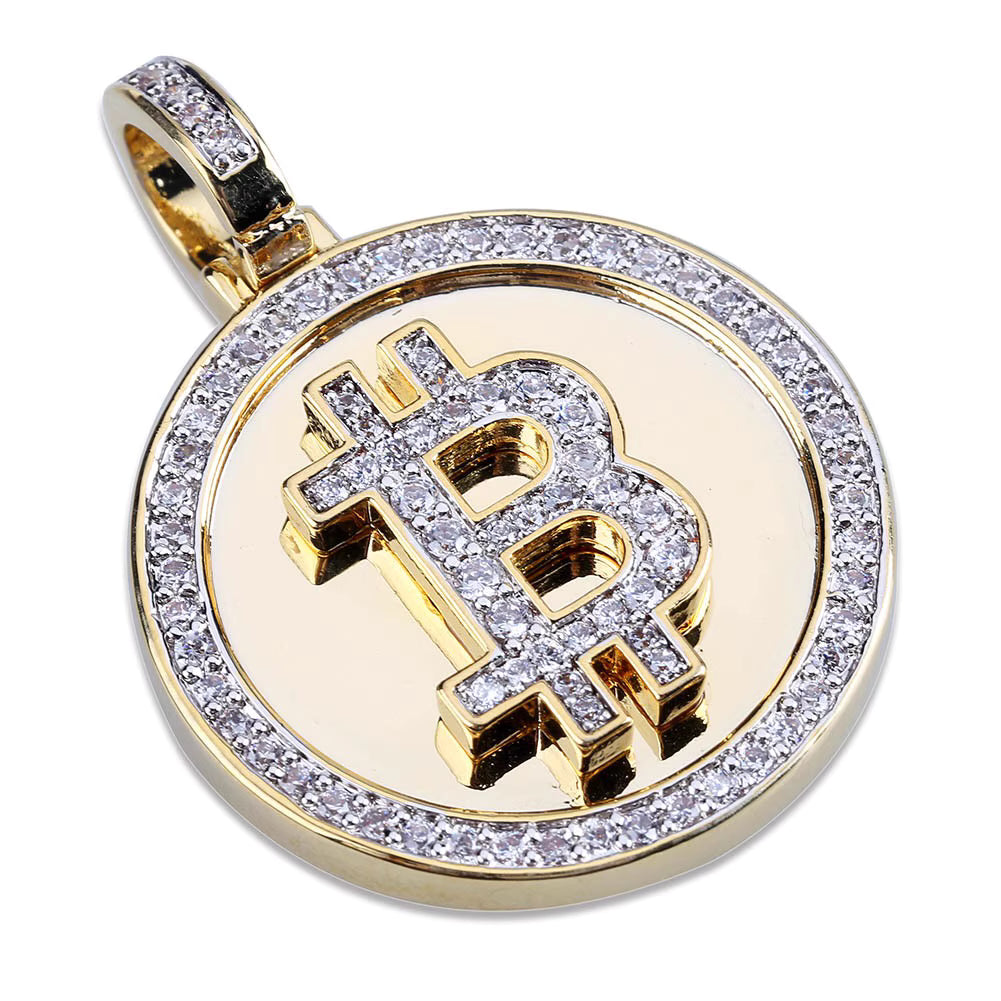 Zircon Men's BTC Hip Hop Necklace