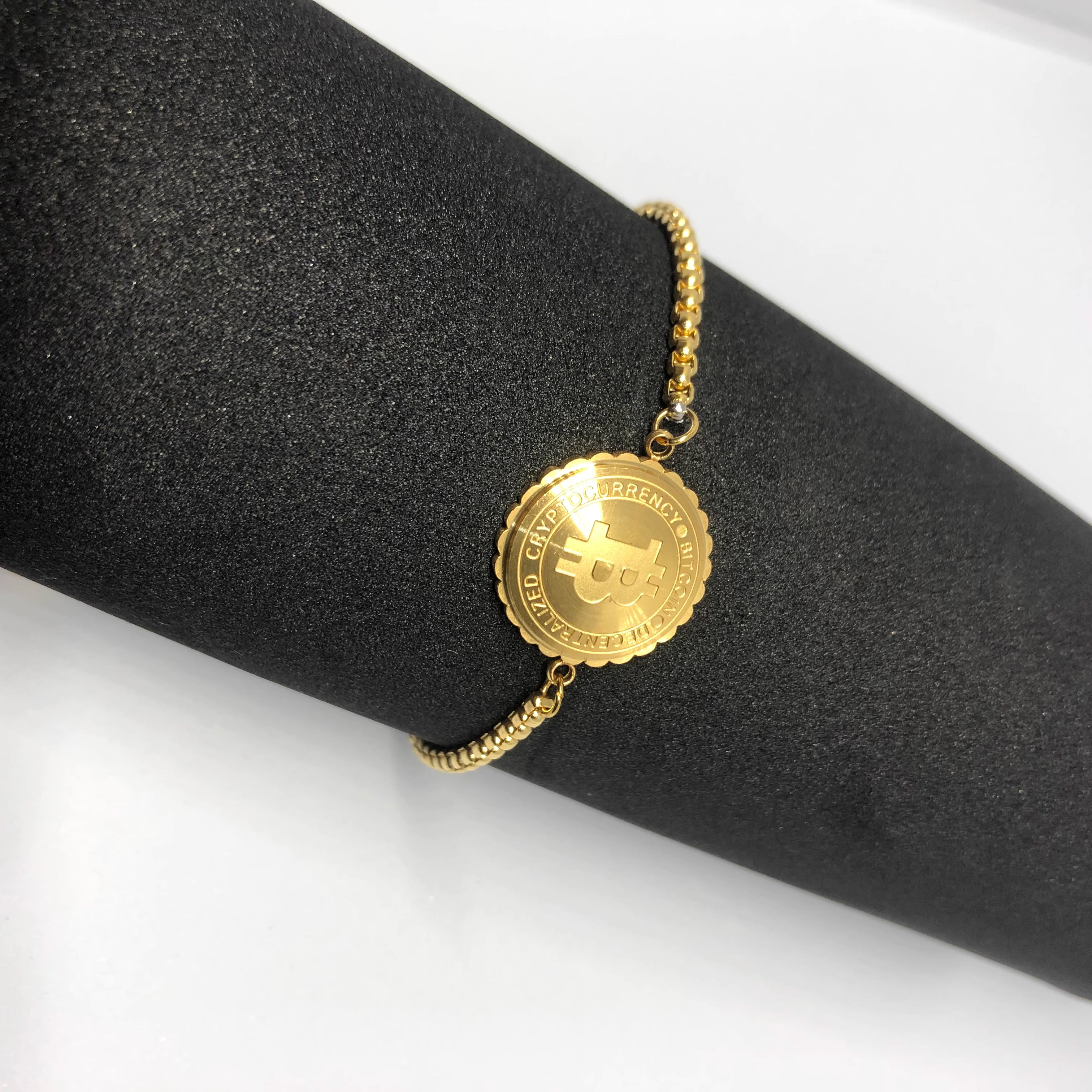 Bitcoin Golden Bracelet