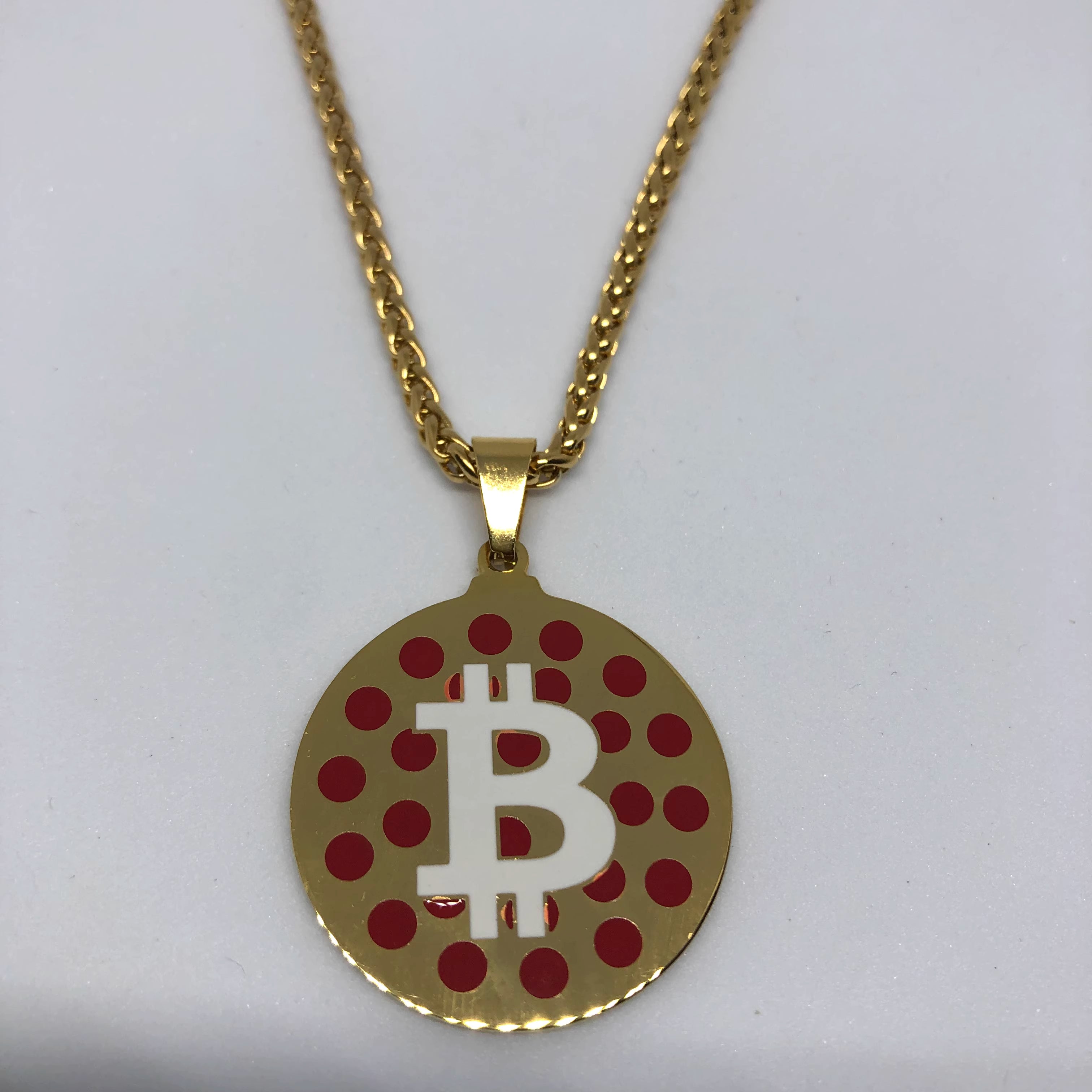 BTC ETH HODL FLIP Necklace
