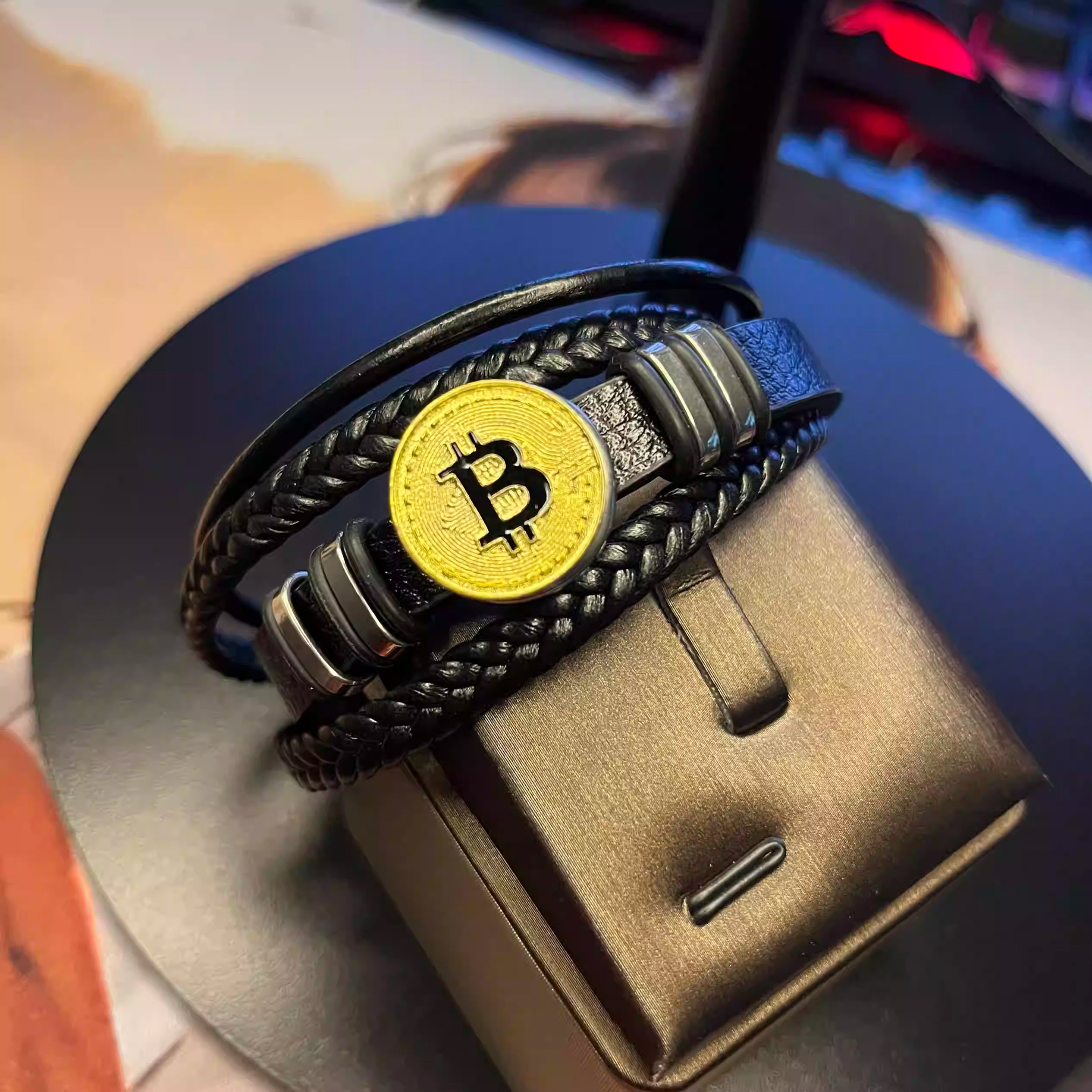 Classical Bitcoin bracelet