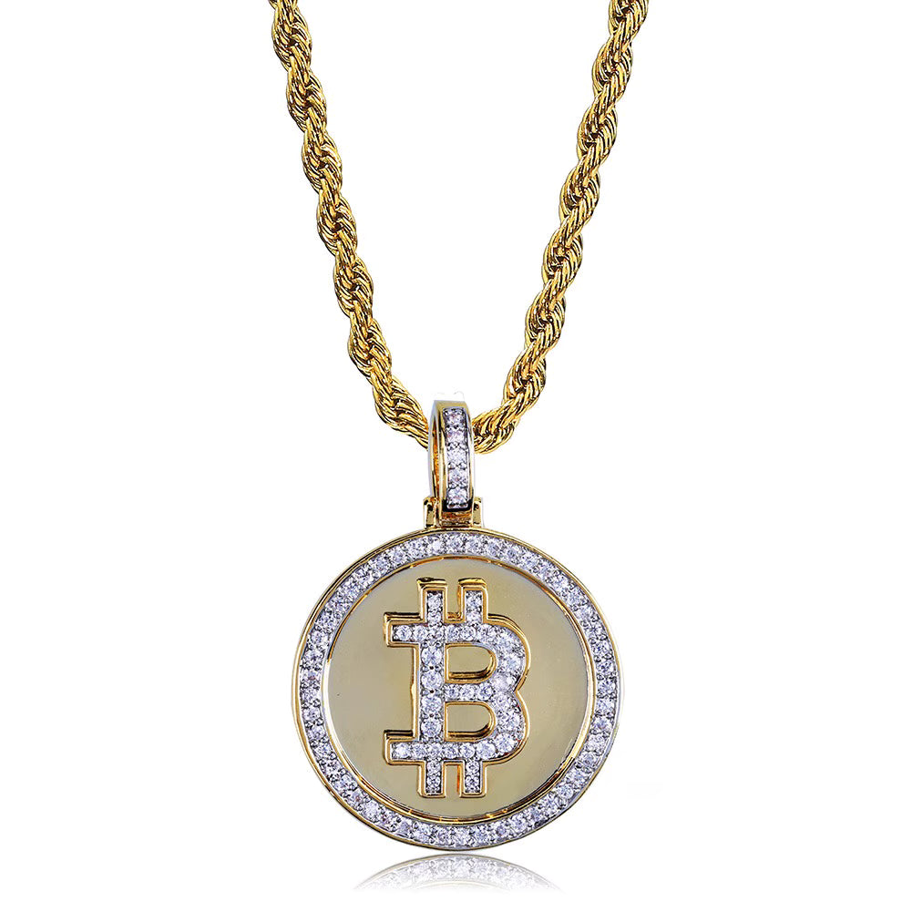 Zircon Men's BTC Hip Hop Necklace