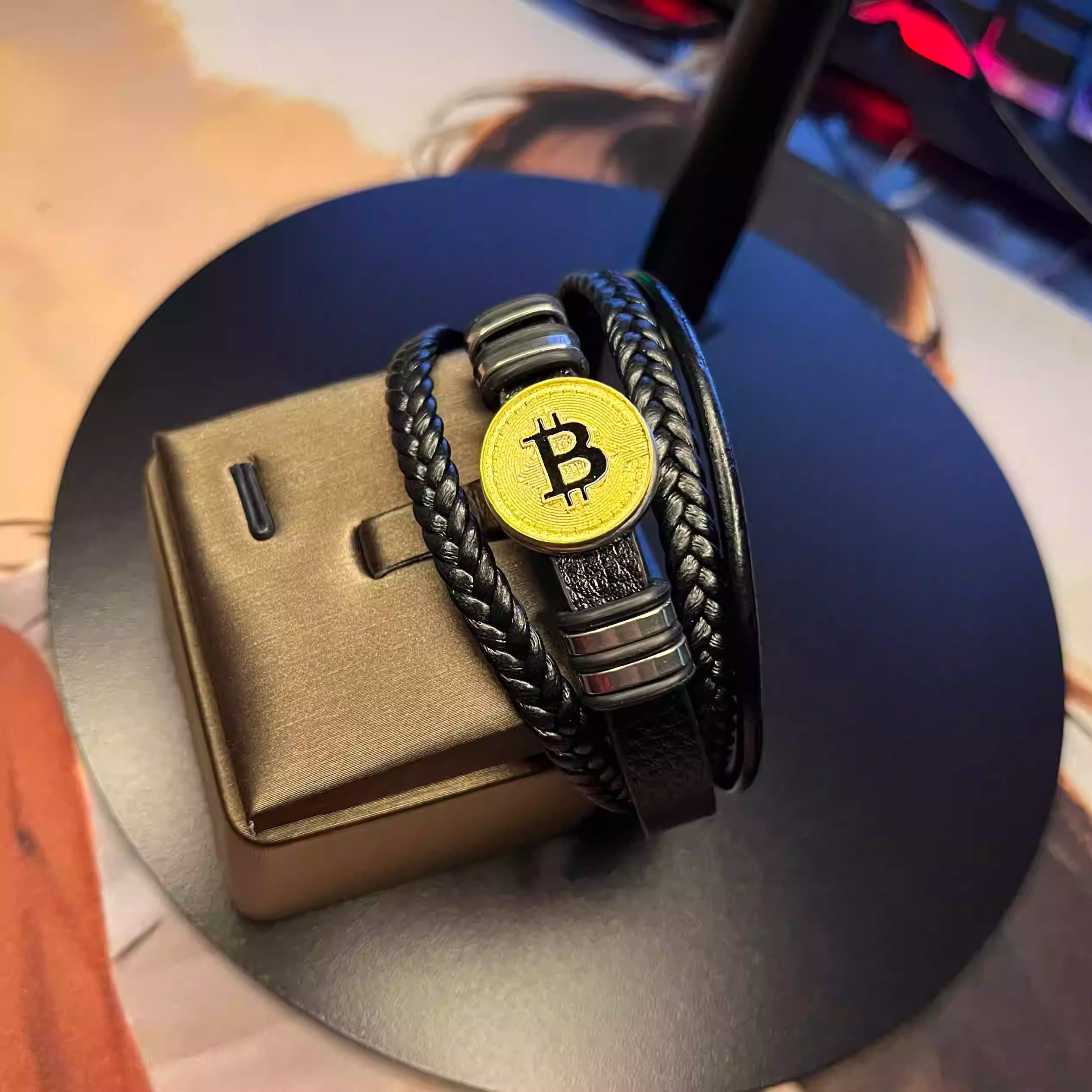 Classical Bitcoin bracelet