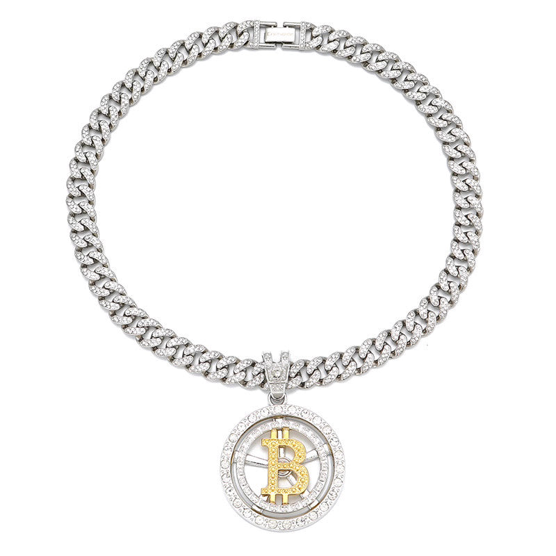 Lucky charm BTC necklace