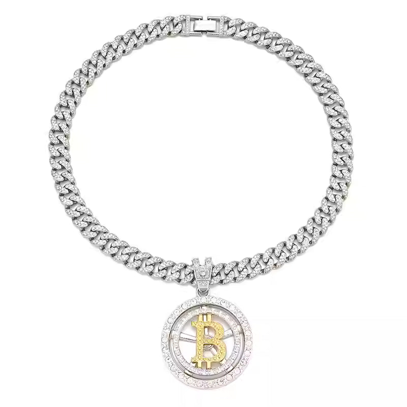 Lucky charm BTC necklace
