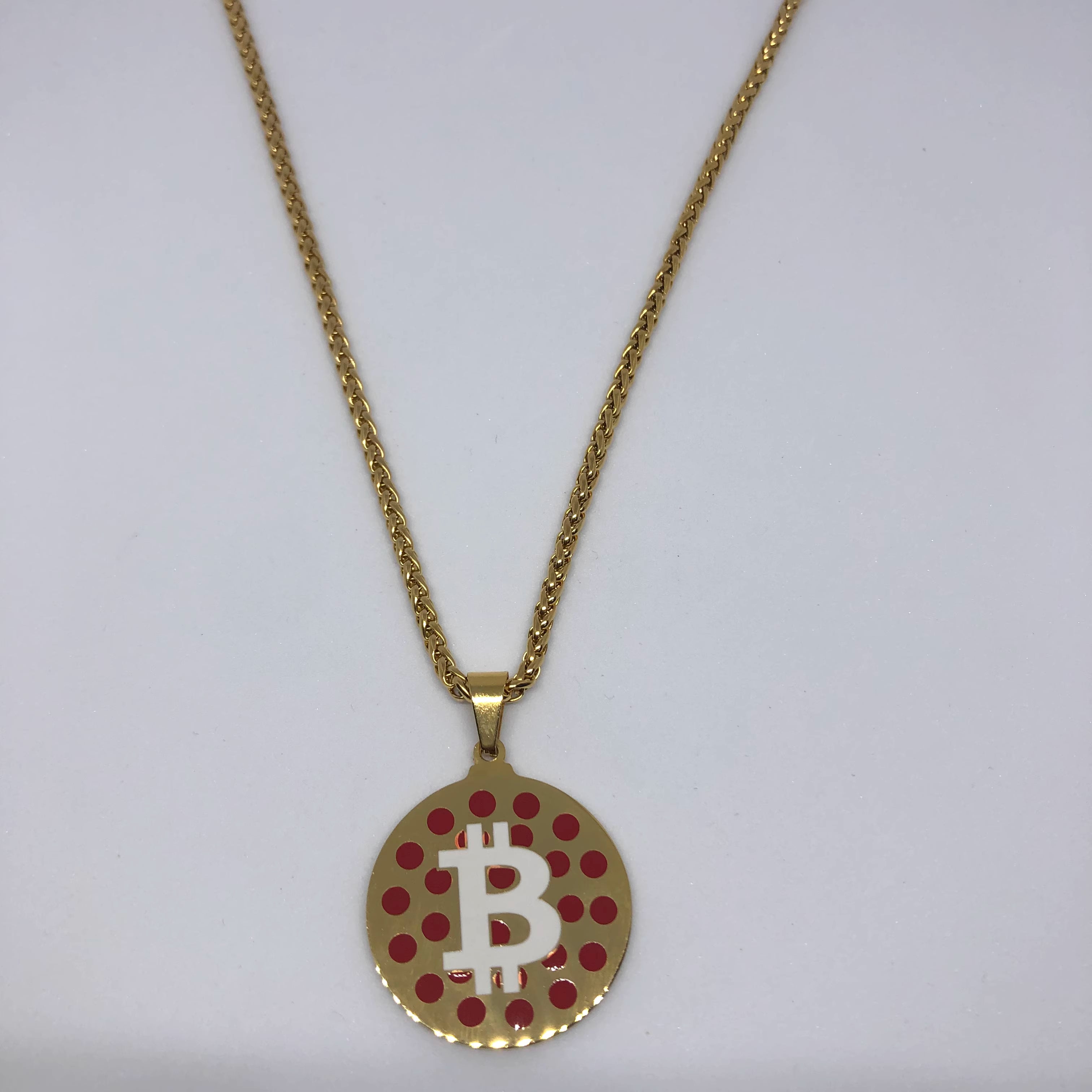 BTC ETH HODL FLIP Necklace
