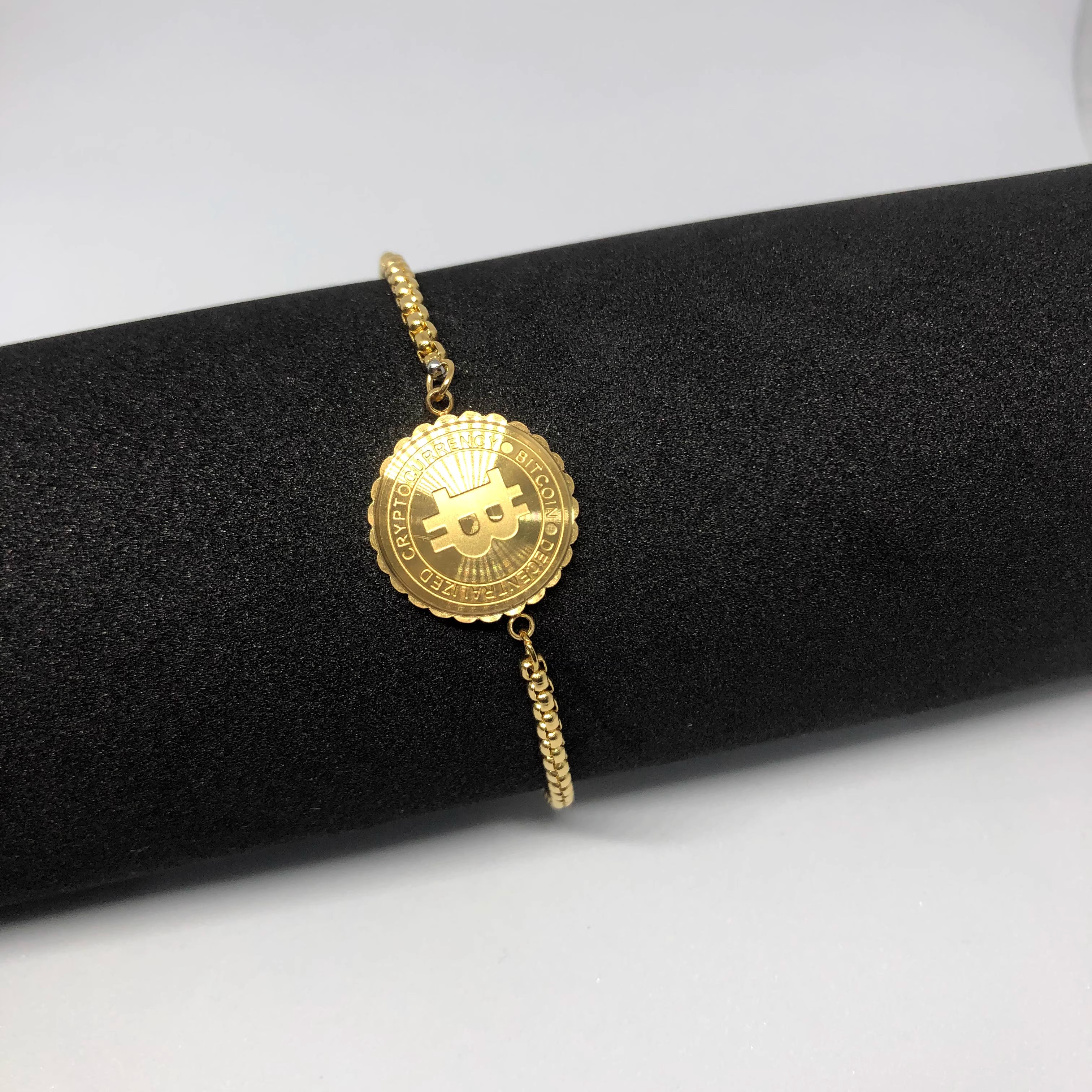 Bitcoin Golden Bracelet