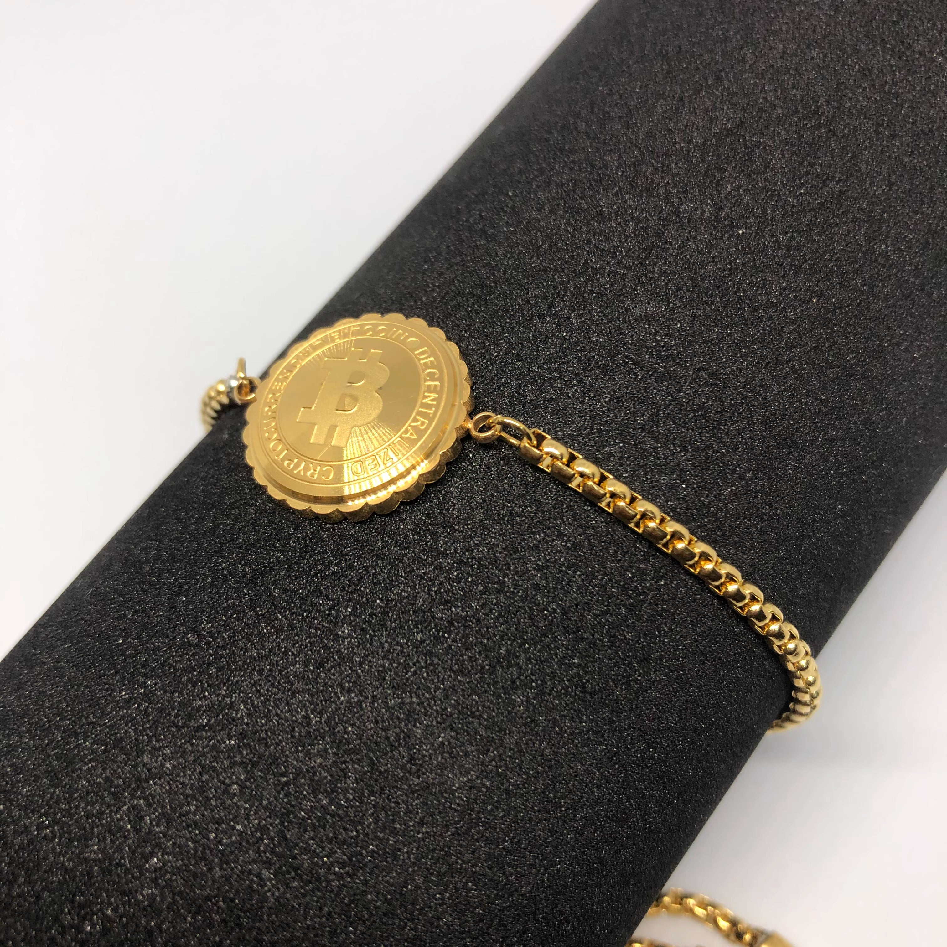 Bitcoin Golden Bracelet