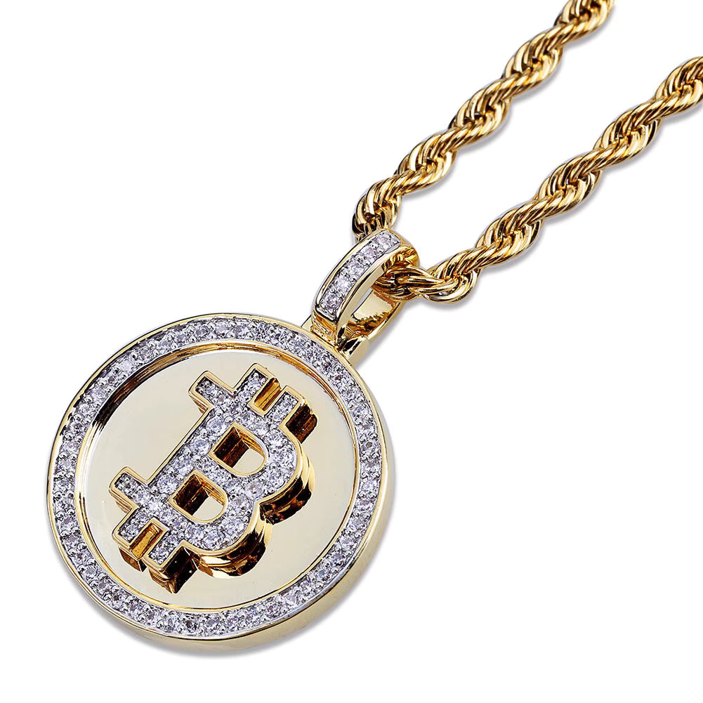 Zircon Men's BTC Hip Hop Necklace