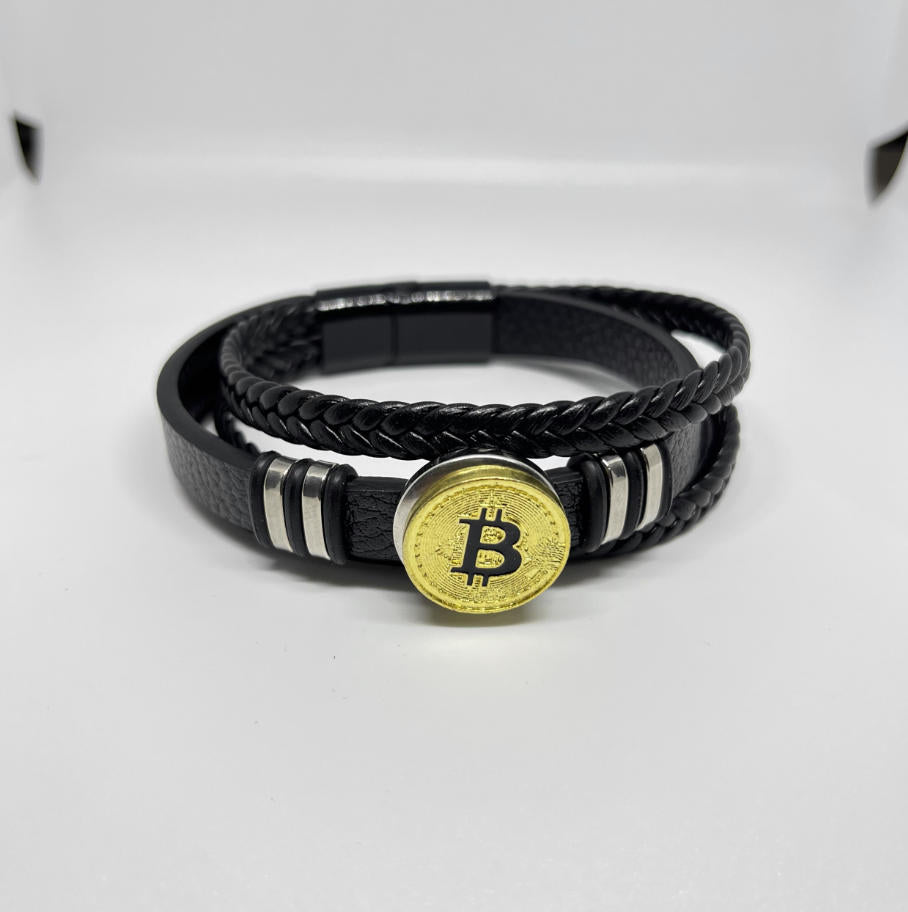 Classical Bitcoin bracelet